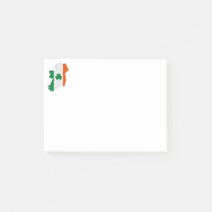 Ireland map post-it notes