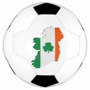 Ireland map soccer ball