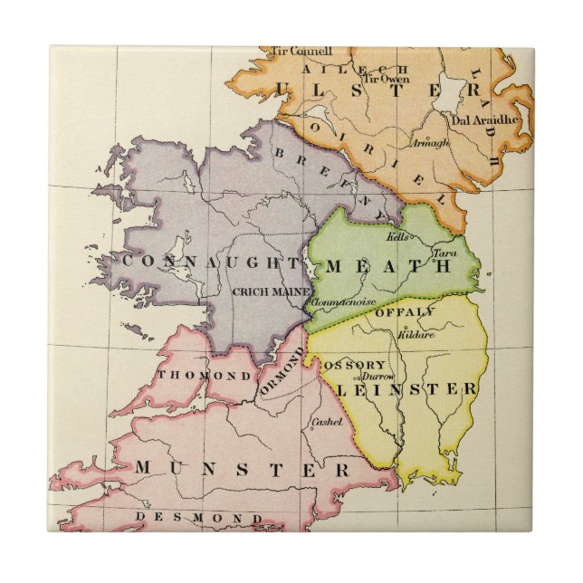 Ireland Map Tile (Front)