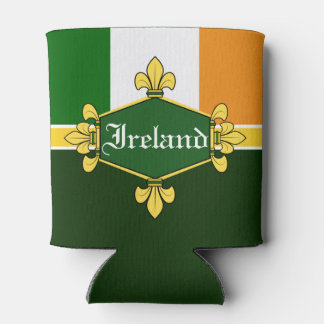 Ireland National flag, Customise the name Can Cooler