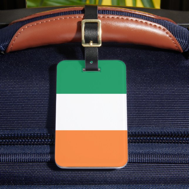 Ireland National Flag, Irish standard, Banner Luggage Tag (Front Insitu 2)