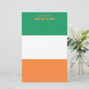 Ireland National Flag, Irish standard, Banner Stationery