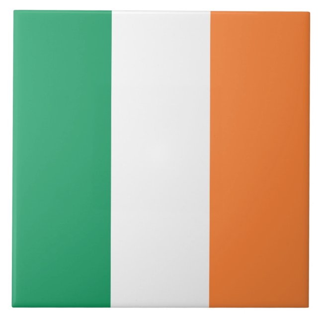 Ireland National Flag, Irish standard, Banner Tile (Front)