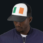 Ireland National Flag, Irish standard, Banner Trucker Hat<br><div class="desc">The Tricolor: A Symbol of Hope and Unity - The Irish Tricolor, a vibrant tapestry of green, white, and orange, has become synonymous with the Emerald Isle. This simple yet powerful flag carries within its folds a rich history and a profound symbolism. - A Rebellious Birth - The Tricolor was...</div>