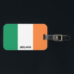 Ireland National Flag Patriotic Luggage Tag<br><div class="desc">Ireland National Flag Patriotic Luggage Tag with the Ireland flag printed over the one side of the tag. Country name written with the vibrant font is integrated in the design on the bottom. Text is fully customisable using "Customise it!" feature. Other side of the tag is reserved for your information....</div>