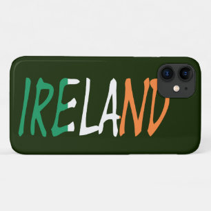 Ireland overlaid on Irish Flag iphcnt Case-Mate iPhone Case