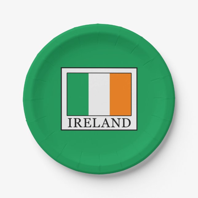 Ireland Paper Plate (Front)
