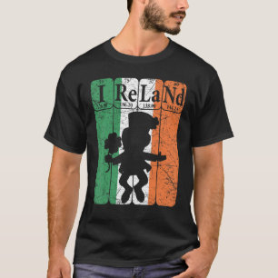 Ireland Periodic Table Elements Irish Flag Leprech T-Shirt