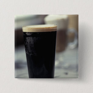 Ireland. Pint of stout. 15 Cm Square Badge