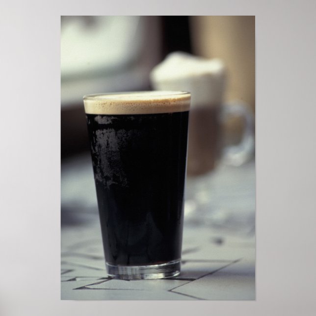 Ireland. Pint of stout. Poster (Front)
