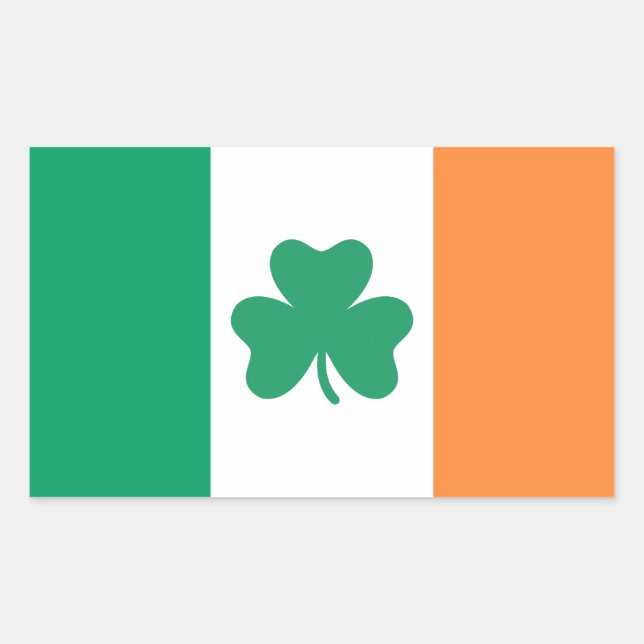 Ireland Rectangular Sticker (Front)