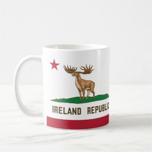 Ireland Republic Irish Elk Flag Giant Deer Coffee Mug