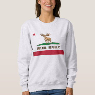 Ireland Republic Irish Elk Flag Giant Deer Sweatshirt