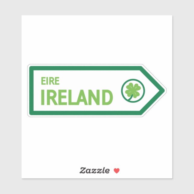 Ireland Road Sign (Sheet)