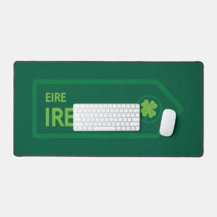 Ireland Road Sign Desk Mat