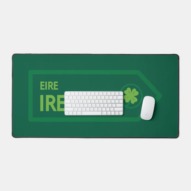Ireland Road Sign Desk Mat (Keyboard & Mouse)