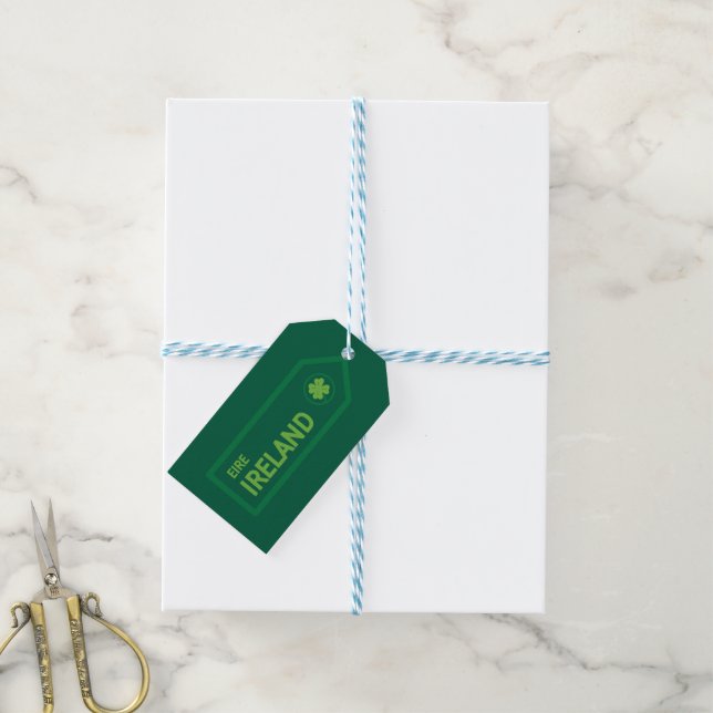 Ireland Road Sign Gift Tags (With Twine)