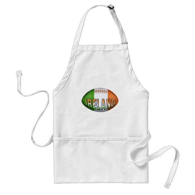 Ireland Rugby Ball Standard Apron (Front)