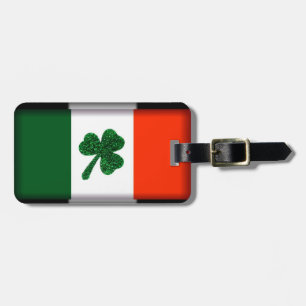 Ireland Shamrock Flag Luggage Tag