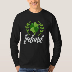 Ireland Shamrock Gaelic Leprechaun Irish St Patric T-Shirt