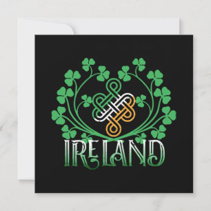 IRELAND SHAMROCK INVITATION