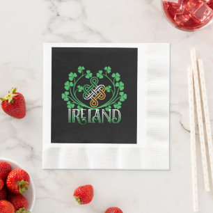 IRELAND SHAMROCK NAPKIN