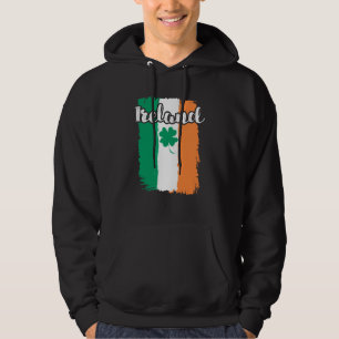 Ireland shamrock St Patrick's Day Hoodie