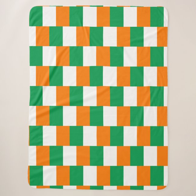Ireland Sherpa Blanket (Front)