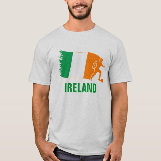 Ireland Soccer Flag T-Shirt (Front)