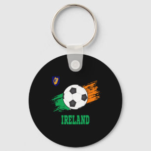 Ireland Soccer Irish Footbyll Ireland Futbol  Key Ring