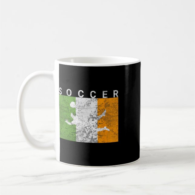 Ireland Soccer Irish Goalkeeper  Coffee Mug (Left)