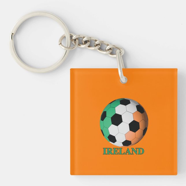 Ireland soccer key ring (Front)