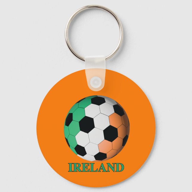 Ireland soccer key ring (Front)
