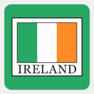 Ireland Square Sticker