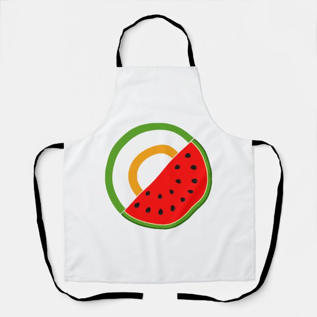 IRELAND STANDS WITH PALESTINE - Watermelon Apron (Front)