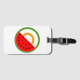IRELAND STANDS WITH PALESTINE - Watermelon Luggage Tag