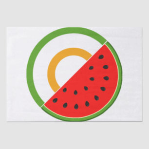 IRELAND STANDS WITH PALESTINE - Watermelon Tissue Paper