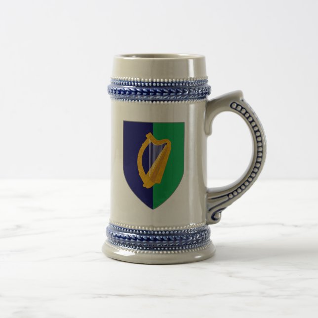 Ireland Stein - Harp on Blue & Green Shield (Right)