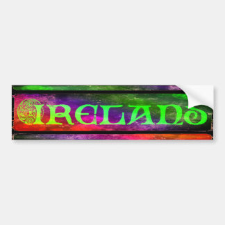 Ireland Sticker, sticker, rainbow, colorful Bumper Sticker