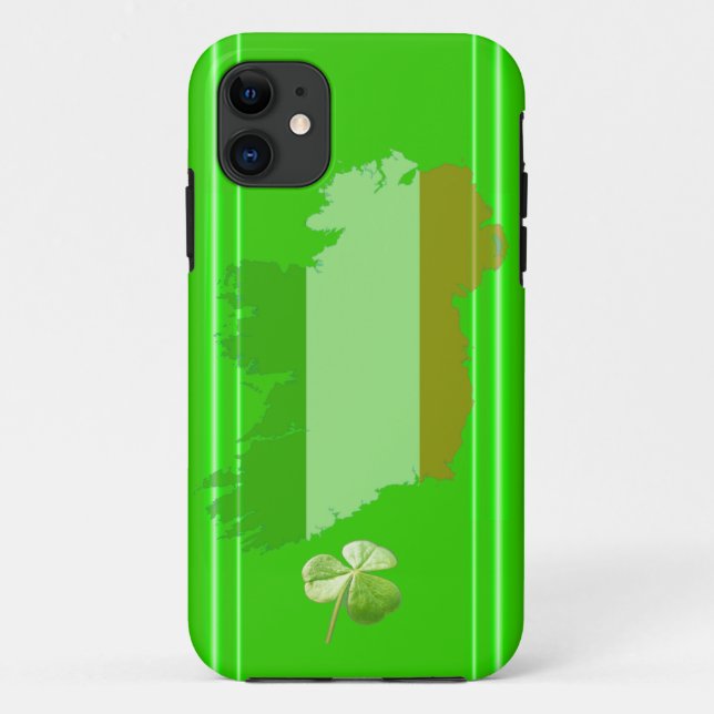 Ireland Stripes by Kenneth Yoncich Case-Mate iPhone Case (Back)