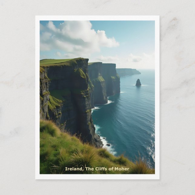 Ireland, The Cliffs of Moher, Travel Style  Postcard (Front)