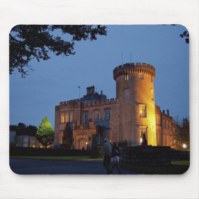 Ireland, the Dromoland Castle lit at dusk, Mouse Pad (Front)