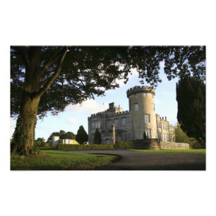Ireland, the Dromoland Castle side entrance. Photo Print