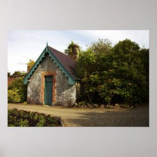 Ireland, the Dromoland Castle walled garden Poster
