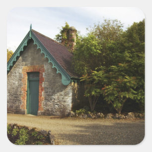Ireland, the Dromoland Castle walled garden Square Sticker