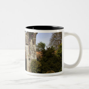 Ireland, the Dromoland Castle Walled Garden Two-Tone Coffee Mug