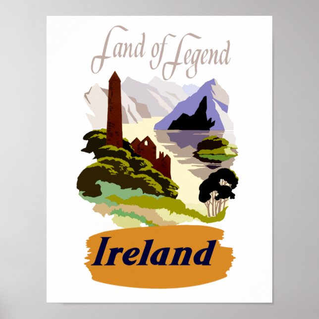 Ireland travel poster (Front)