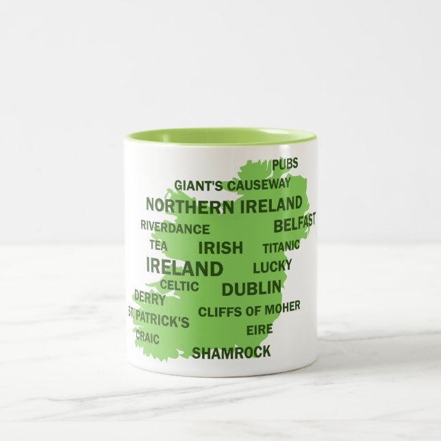 Ireland Two-Tone Coffee Mug (Center)