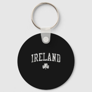Ireland Vintage Srts Design Irish Shamrock Key Ring