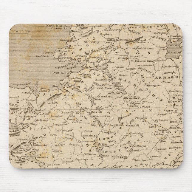 IrelandMap by Arrowsmith Mouse Pad (Front)